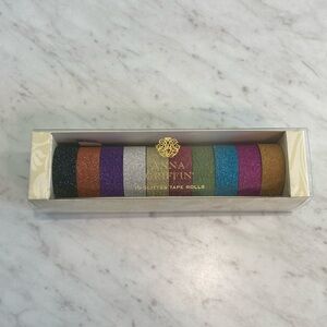Anna Griffin Glitter Tape Rolls 10 Colors NIB